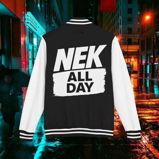NEK ALL DAY Heavyweight Letterman Jacket