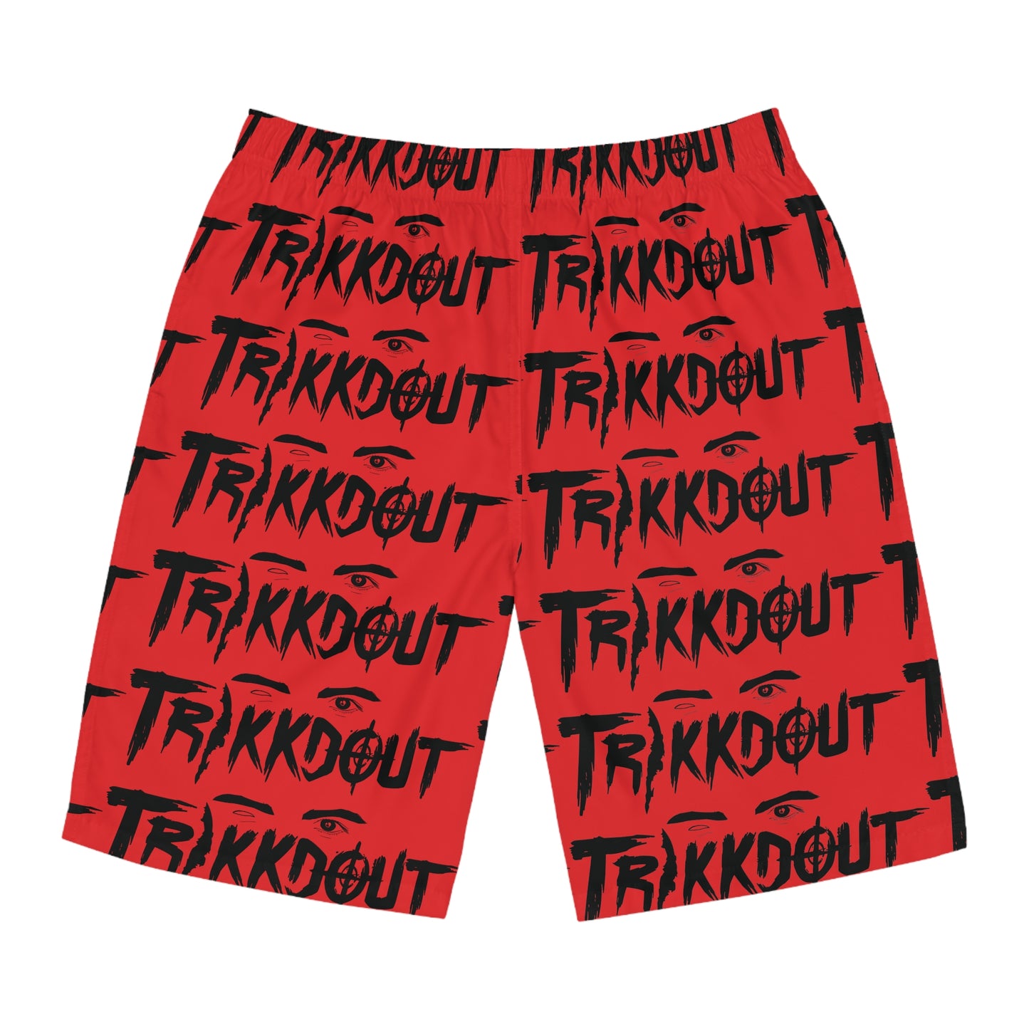Trikkdout Custom Red Max Board Shorts