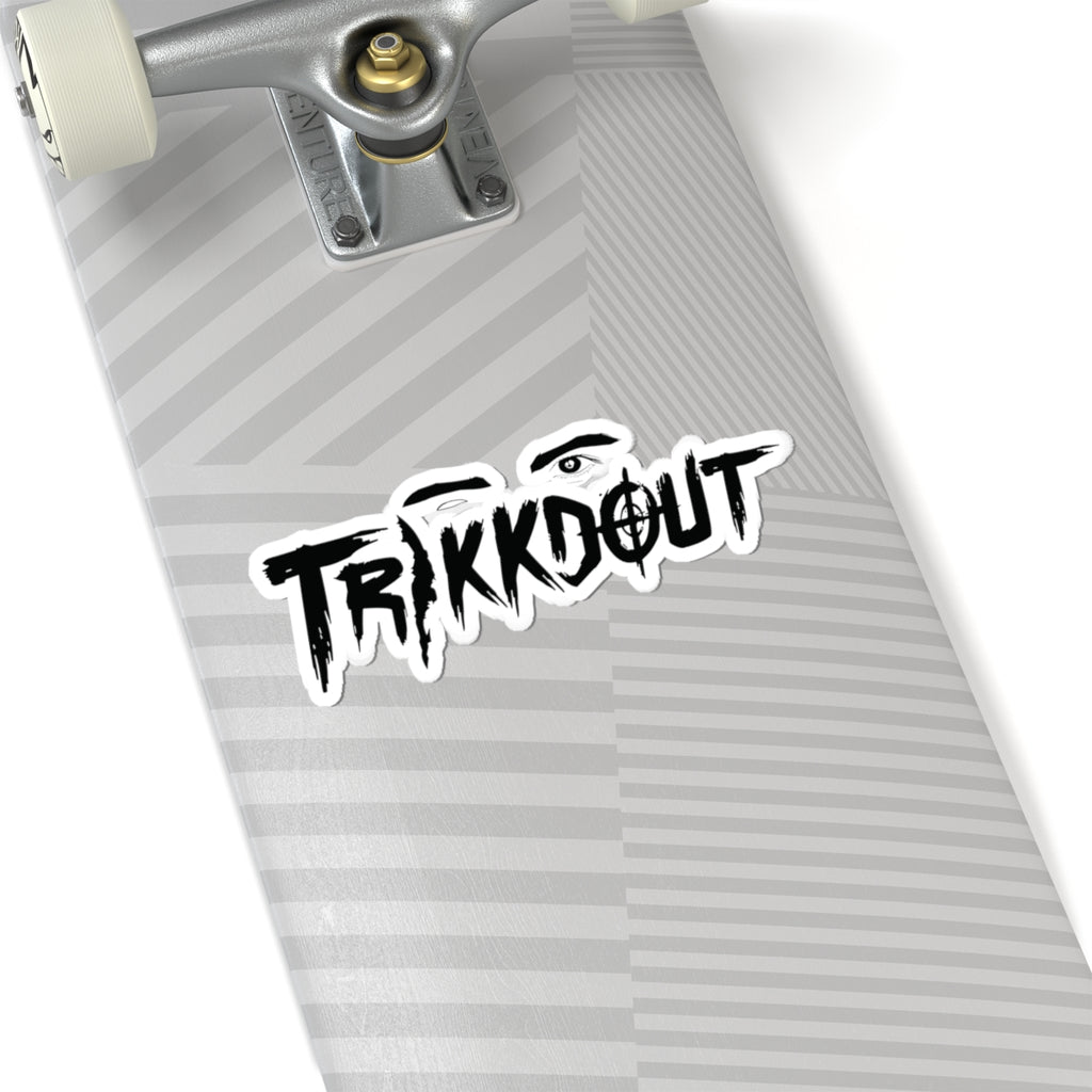 Trikkdout Black Logo Stickers