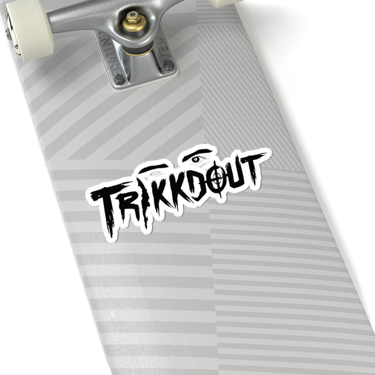 Trikkdout Black Logo Stickers