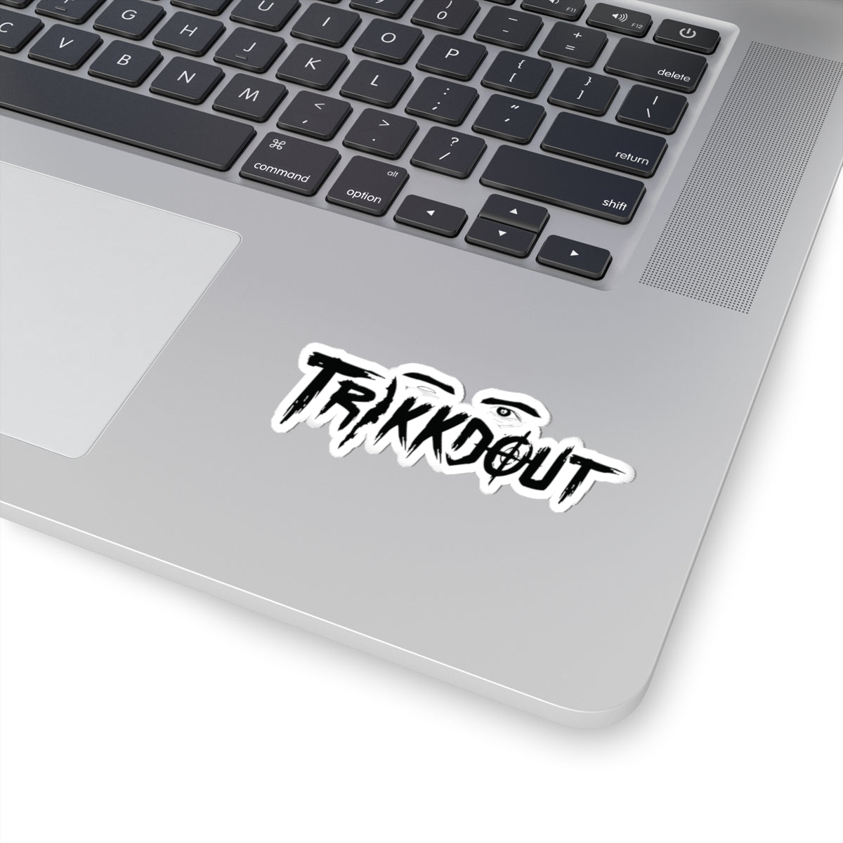 Trikkdout Black Logo Stickers