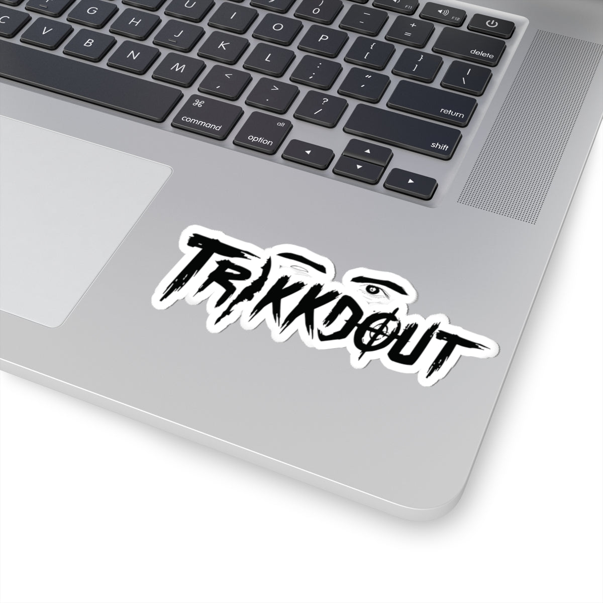 Trikkdout Black Logo Stickers